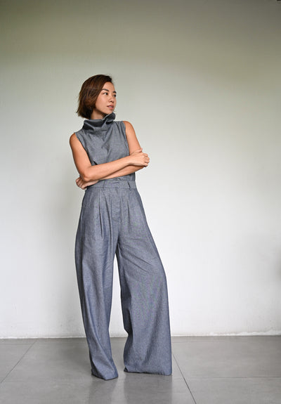 Denim Sleeveless + Andini Trousers